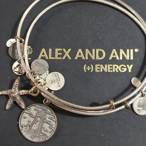 Alex and Ani Starfish and Lighthouse Set (RS)